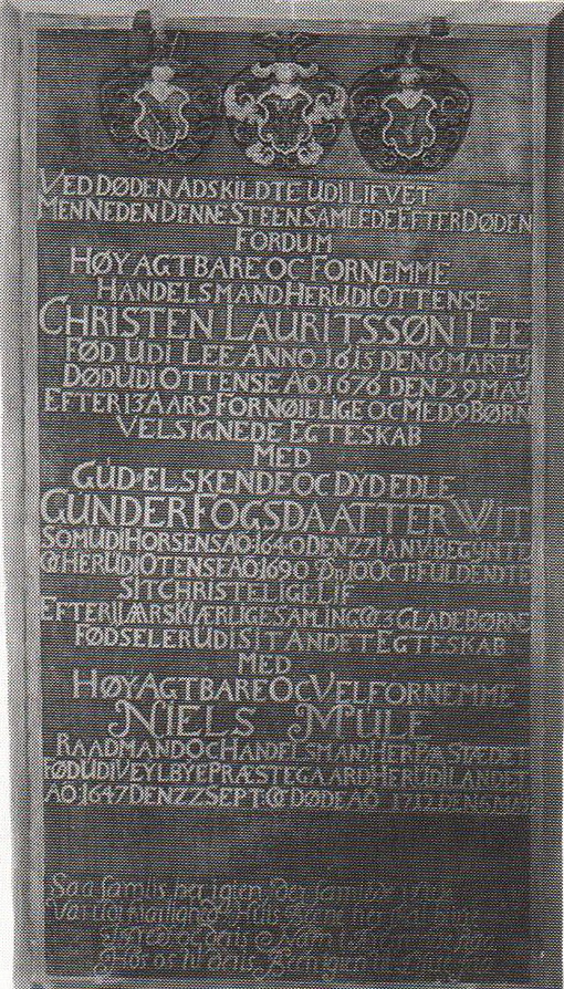 Epitafium i Odense Domkirke